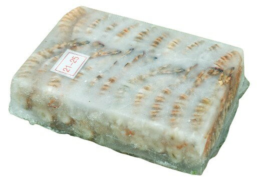 【朝市場直行】エビ　無頭殻付き車海老（8-10）中国ほか（入数18-22尾）1000g位【冷凍】381788