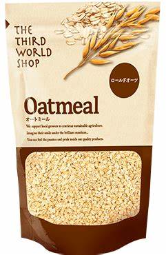 【送料無料】第3世界ショップ オートミール 450g x2個セット
