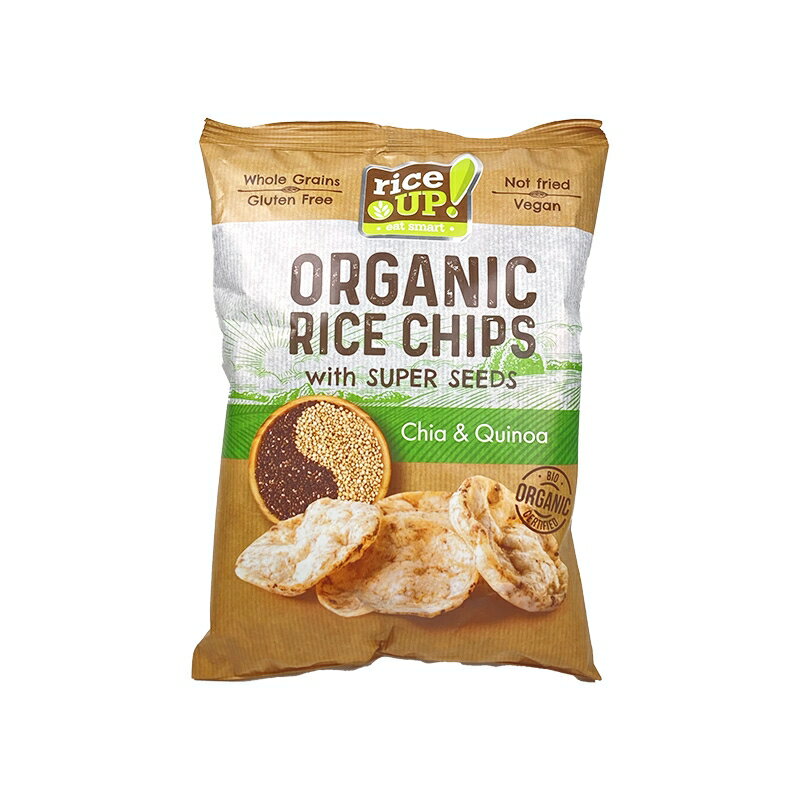 【送料無料】アリサン 有機玄米チップス チア&キヌア 25g x2個セット