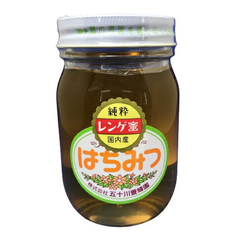 恒食 五十川 国産はちみつ レンゲ 500g 恒食 五十川 国産はちみつ レンゲ 500g
