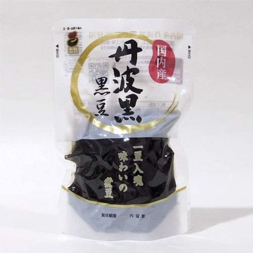 【送料無料(メール便)】恒食　志賀商店　国内産丹波黒黒豆 スタンドパック　150g　x2個セット 1