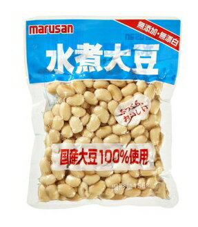 【送料無料(メール便)】恒食　マルサンアイ　国産水煮大豆　150g　x2個セット