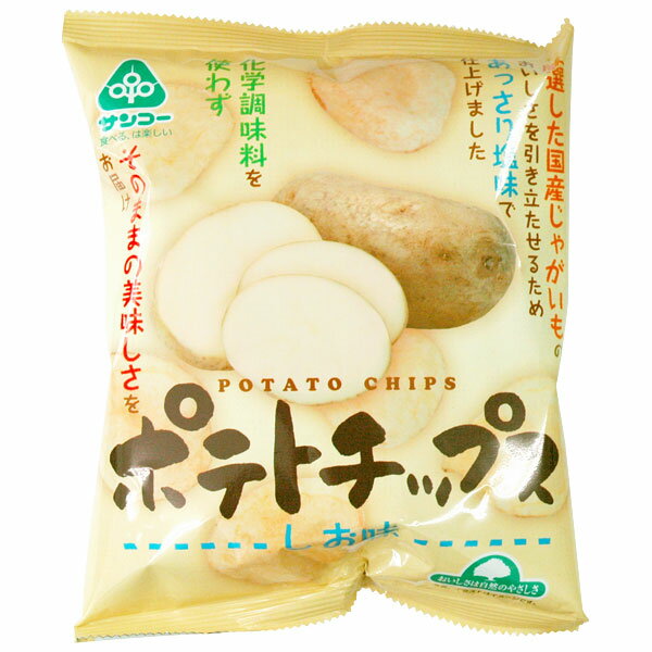 恒食　サンコー　ポテト チップス しお味　60g