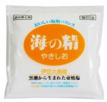 【送料無料】ムソー　海の精　海の精・やきしお（詰替用）60g　x4個セット