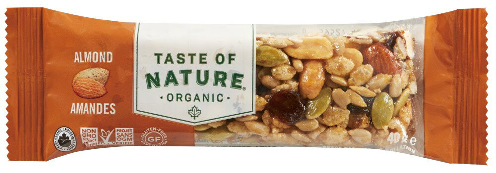 【送料無料(メール便)】ムソー OGフルーツ&ナッツバー・アーモンド 1本