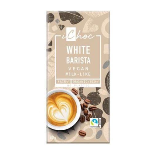 【送料無料（メール便）】iChoc　有機ヴィーガンチョコ・ホワイトエスプレッソ　80gx2個　ムソー