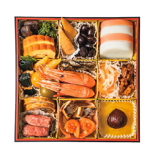 【早期割引】【おせち・お正月】【送料無料】盛付おせち料理『彩』セット　重あり　23品　約2人前【冷凍】※メーカー直送品【代引不可・同梱不可】【配送時間指定不可】ムソー blife-10021322 ビーライフショップ サンプル画像2