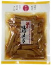 国産の孟宗筍をメンマの食感をだすよう乾燥し、それをじっくりと時間をかけて戻し、化学調味料を使用せず、粗糖、米発酵調味料、ごま油などで風味豊かに、歯ごたえよく仕上げた、味付メンマです。国産筍ならではの、シャキッとした特有の食感が美味しさを一層引き立てます。そのまま酒の肴に、お惣菜として、ラーメンや冷やし中華のトッピングとしてお召し上がりください。 原材料： 筍（国産）、粗糖、米発酵調味料、醤油、食用ごま油、米酢、酵母エキス、食塩、かつおエキス、唐辛子（国産）、（一部に小麦・大豆・ごまを含む）