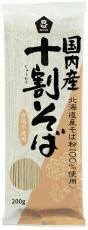 ムソー　国内産・十割そば　200g 北海道産　そば粉　そ...