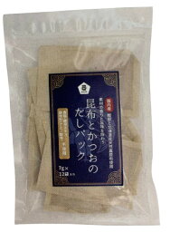 ムソー　昆布とかつおのだしパック　84g(7gx12袋)