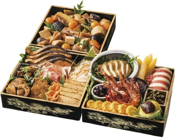 【おせち・お正月】【送料無料】おせち料理『寿』セット 重箱無し 27品 4〜5人前【冷蔵】※メーカー直送品【代引不可・同梱不可】【配送時間指定不可】ムソー