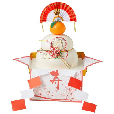 【おせち・お正月】国内産有機水稲もち米使用　白米切りもち入お供え餅　300g(6個)【常温】ムソーのサムネイル