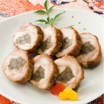 【おせち・お正月】鶏モモ肉の八幡巻　1本(約180g)【冷凍】ムソー