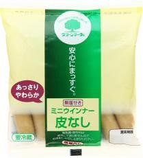 【送料無料】ムソー　信州　ミニウインナー・皮なし　82g　x2個セット【冷蔵】 1