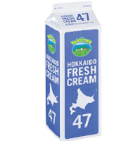 【送料無料】北海道フレッシュクリーム　47％　1000ml×4個セット【冷蔵】