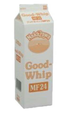 【送料無料】中沢乳業 グットホイップMF24 1000ml x2個セット【冷蔵】