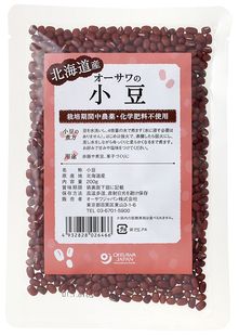 【送料無料(メール便)】オーサワの国産小豆（北海道産）200g