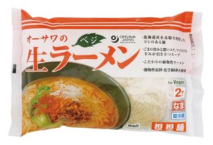 ビーライフショップ オーサワのベジ生ラーメン(担担麺) 324g(うち麺110g×2)【冷蔵】