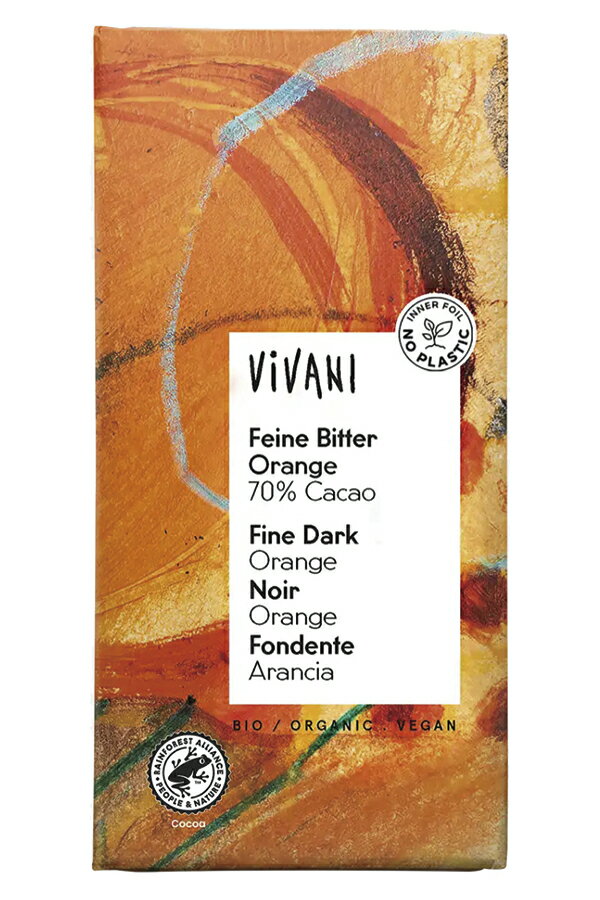 【あす楽】ヴィヴァーニ（Vivani）オーガニックダークチョコレート オレンジ 100g【冷蔵】