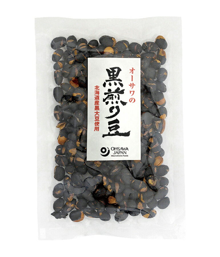 【送料無料(メール便)】オーサワ　北海道産黒煎り豆　60g