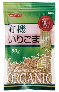 【送料無料(メール便)】オーサワ　みたけ有機いりごま（白）80g　x2個セット