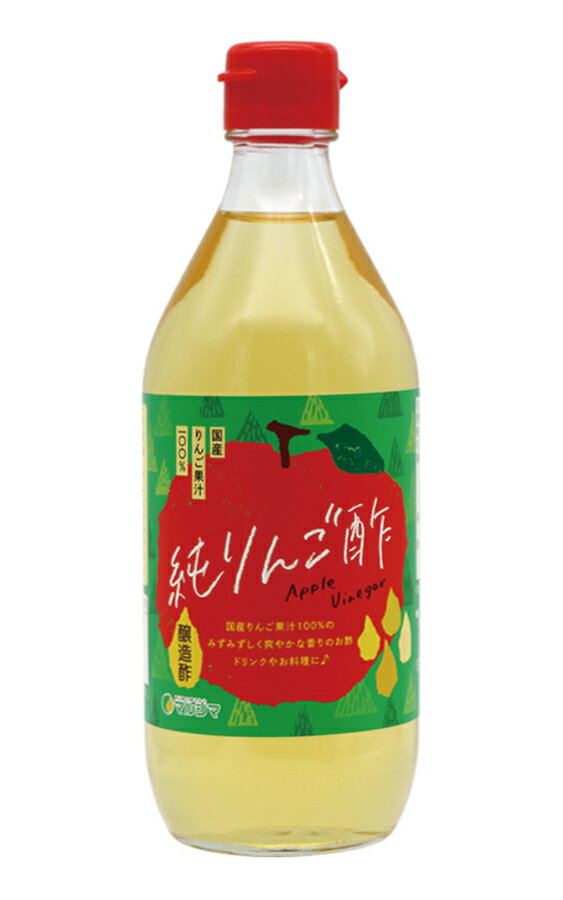 青森産りんご果汁100％ フルーティーで爽やかな香り ■甘味料・着色料・アルコール不使用 ■酸度：4.8％ ■ドレッシングやバーモントドリンクなどに 原材料：りんご果汁[りんご(青森県)]