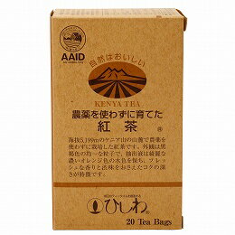 【送料無料】創健社　菱和園　農薬を使わずに育てた紅茶　ティーバッグ　44g(2.2gx20包)　x2個セット