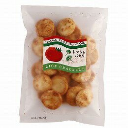 【送料無料】創健社　味泉　ライスクラッカー　トマト＆パセリ　80g　x2個セット