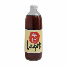 【送料無料】創健社　大高醤油　キビしょうゆ　500ml　x4個セット