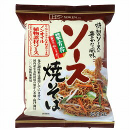 楽天ビーライフショップ【送料無料】創健社　ソース焼そば　111.3g（麺90g、ソース21.3g） x2個セット