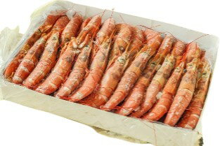 【朝市場直行】エビ　アルゼンチン赤エビ（L-2）（21-30）（入数41-60尾）アルゼンチンほか　2kg位【冷..