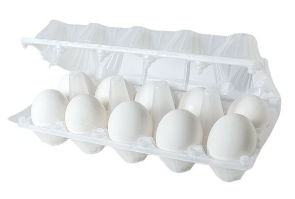 白色卵です。HACCP基準に準じて品質管理しています。お買い求めやすい価格でご案内しています