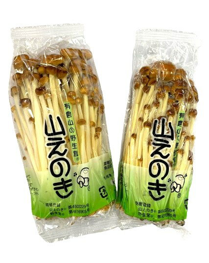 【農薬未使用】新潟県 山えのき 約90gP x2個セット【冷蔵】