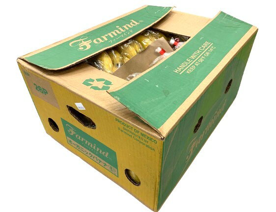 【有機認証】オーガニック 無くん蒸 メキシコ産有機バナナ 約570gP×26P入 1箱【冷蔵】