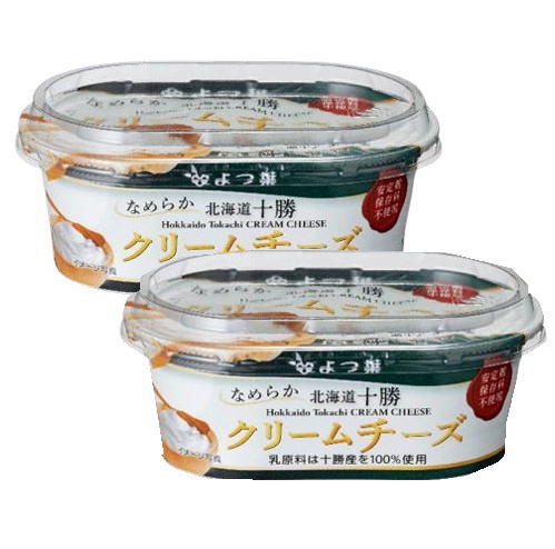 よつ葉　北海道十勝 　なめらかクリームチーズ　 100g　x2個セット【冷蔵】