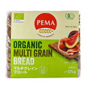 PEMA マルチグレインブロート(有機ライ麦パン) 375g(6枚入)x4 セット【冷蔵】