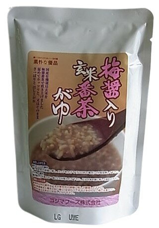 コジマフーズ 梅醤入り玄米番茶がゆ 200g x2個セット コジマフーズ 梅醤入り玄米番茶がゆ 200g x2個セット