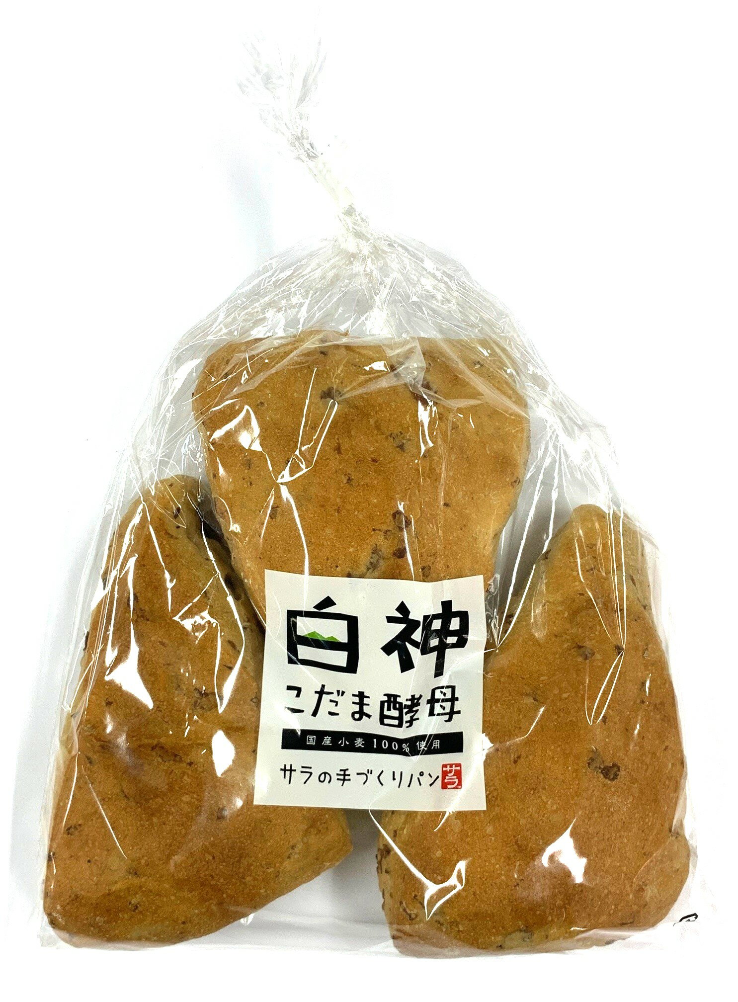 白神 ソフトレーズンパン 204g(68g×3個入)x4 セット