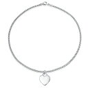 Bling Jewelry 女性 .925 の純銀製の 9 インチの習慣のための 10 代のための小さい敏感な最小主義のブランクの平らな中心の Anklet は刻みます