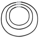 Bling Jewelry 「ペンダントの重ね付けに適した、柔らかく薄いサテンブラックシルクコードストランドネックレス3本セット。女性、男性、ティーンに向けて、.925スターリングシルバーロブスタークロウクラスプ付きの16インチ、20インチ、30インチの長さです。」