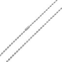 Bling Jewelry 「ユニセックスメンズリンクストロングシルバートーンステンレススチールショットビーズボールチェーンネックレスメンズティーンズウィメン2...