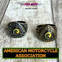 【TOYS McCOY】 AMA RING アメリカン モーターサイクル アソシエーション AMERICAN MOTORCYLE ASSOCIATION カレッジリング ジプシーツアー