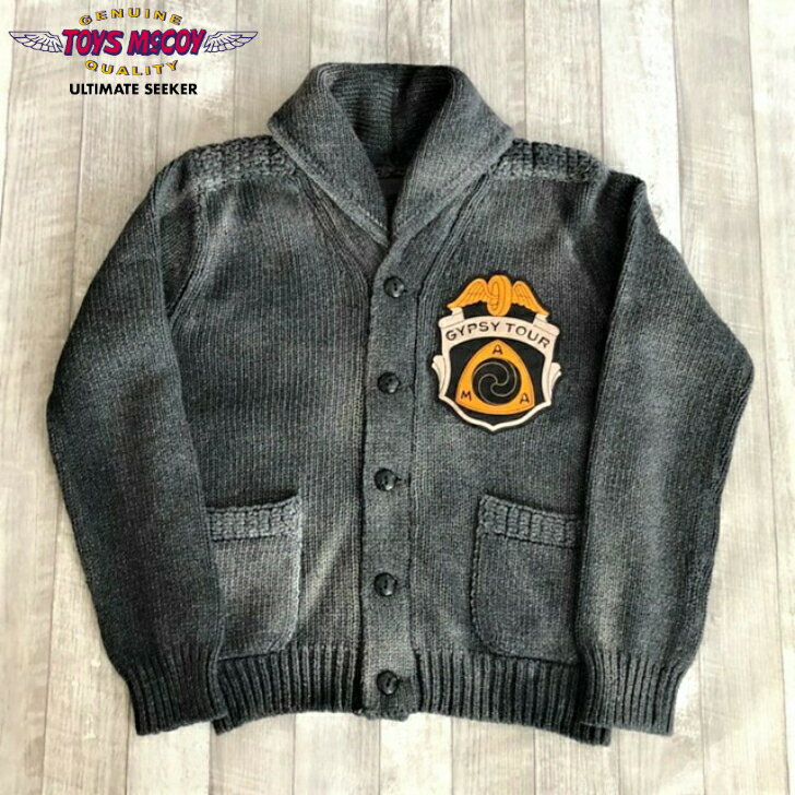 【トイズマッコイ】ショールカラー セーター SHAWL COLLAR SWEATER “A M A” アメリカン モーターサイクル アソシエーション TOYS McCOY
