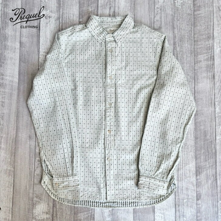 インディゴストライプシャツPREQ...