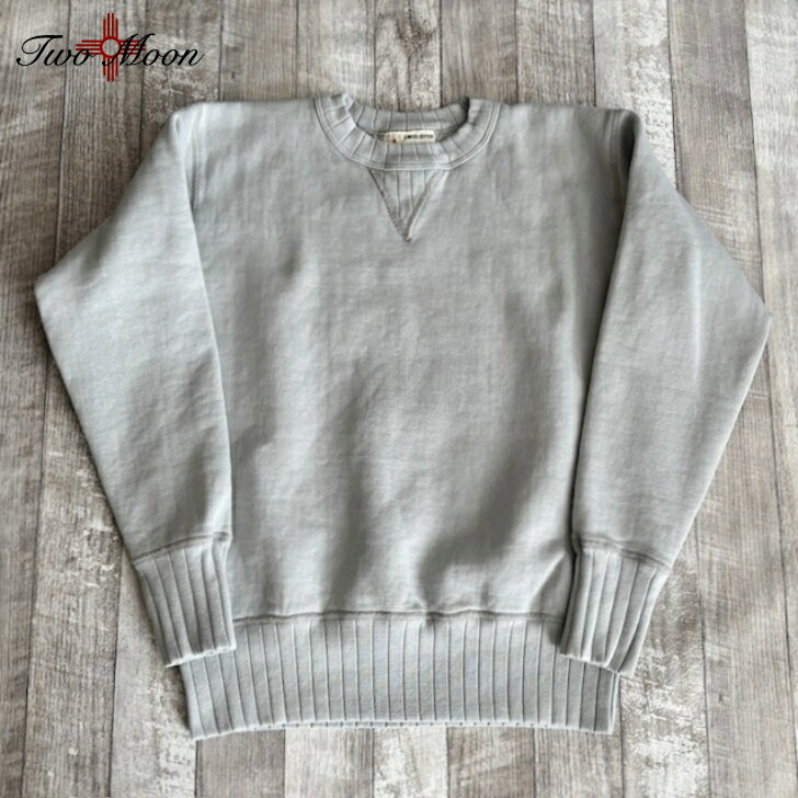 Rakuten - 【トゥームーン】 No.16508 リミテッド エディション セット イン スリーブ スウェット シャツ TWO MOON Limited Edition Set-in Sleeve Sweatshirt トレーナー サックスグレー アイスグレー