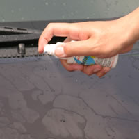 ブリス 80ml トライアルセット（1.3L ミニバケツプレゼント）/ 初期撥水性のち疎水性 ワックスのような手触りと艶 クロス・スポンジ（小）付き 効果4.5ヶ月 自動車 ガラスコーティング剤 ガラス繊維系ポリマー ガラス コーティング 洗車