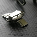 【送料無料】Deployment Buckle Mirror Silver Stainless Steel / Dバックル 観音式 プッシュ式 ダブルロック