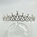 ウェディング ヘッドドレス【ケース付き】【ウェーブ シェイプ パール ティアラ 】小枝 ヘッドアクセサリー ヘアアクセサリー ブライダル 髪飾り 小枝アクセサリー リーフ ビジュー フラワー 花 クラウン カチューシャ 冠 ウエディング 結婚式 二次会 和装 卒業式