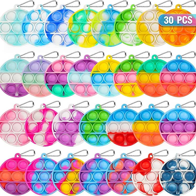 指 ポップ プッシュ キーホルダー 【50個セット】 感 先 癒し おもちゃ バブル 遊び プッシュ スクイーズ ぽこぽこ 子供 ポップイット ポコポコ ストレス解消 知育 【50個セット】 シリコン 柔らかい 洗える 携帯 キーホルダー チャーム blissful-10010214 プチギフト雑貨店 BLISSFUL サンプル画像3