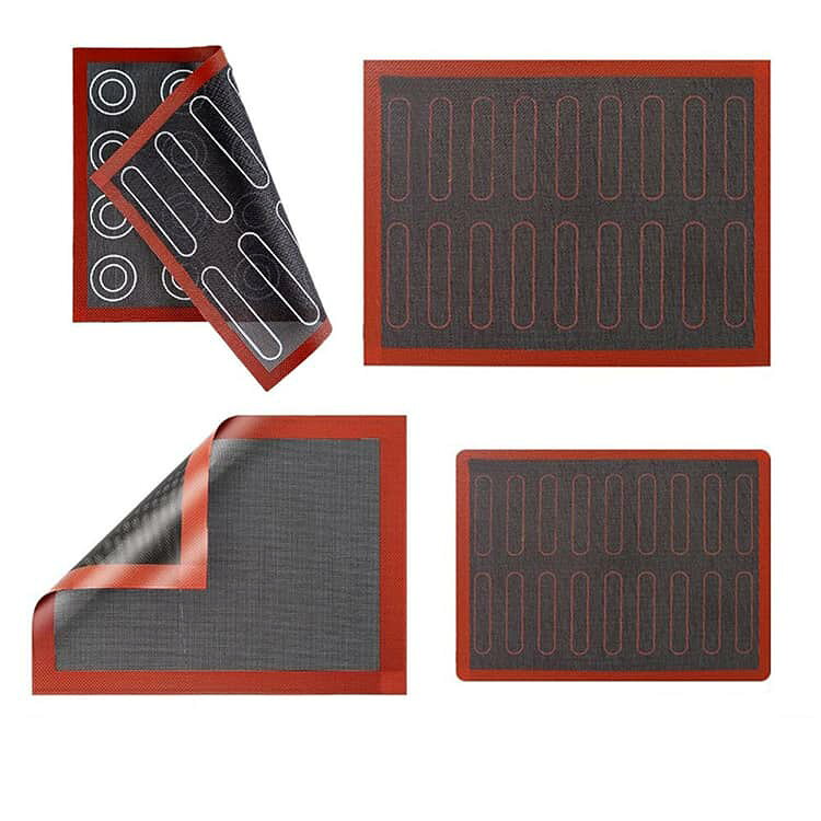 製菓道具 2枚セット シルパット 40×30cm 家庭用 シート シート シルパン メッシュ ...